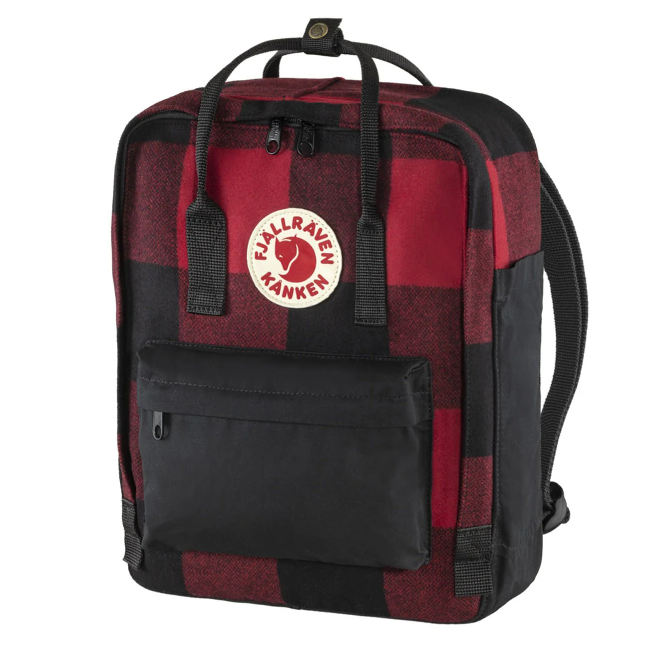 Fjallraven Kanken Re-Wool Red / Black - Image 2