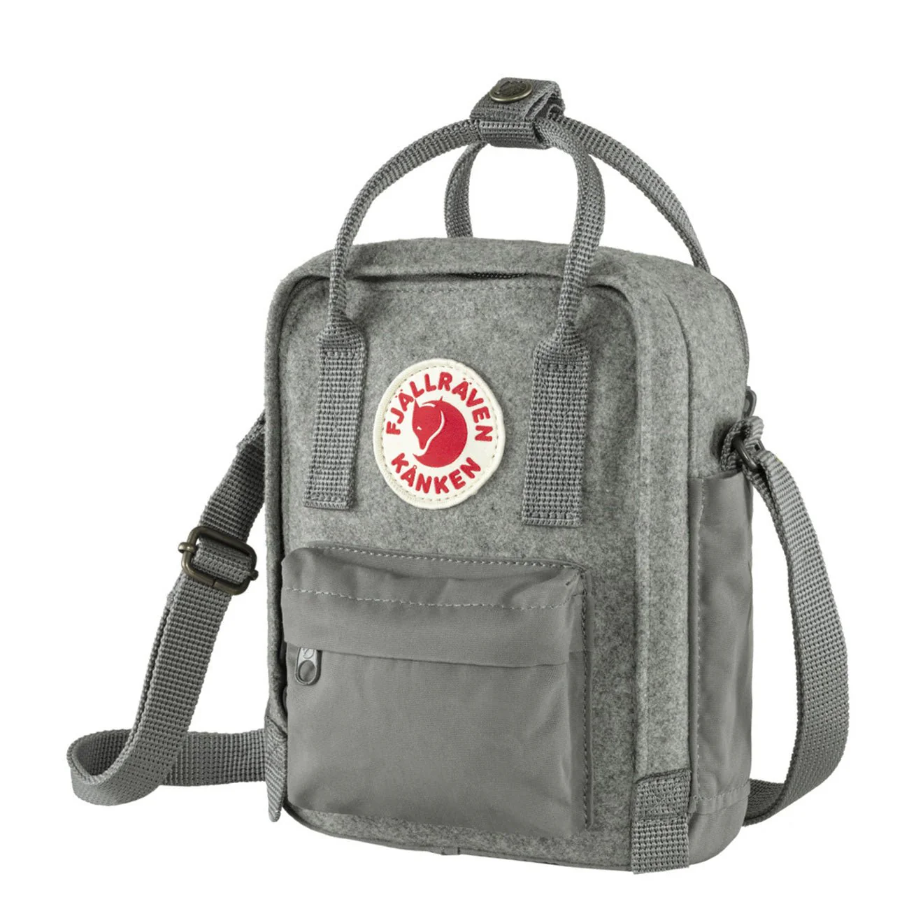 Fjallraven Kanken Re-Wool Sling Granite Grey - Image 2