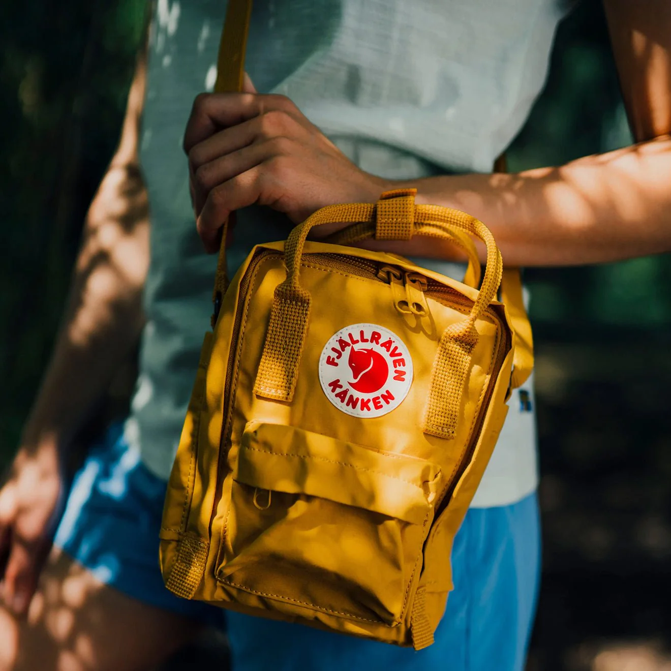 Fjallraven Kanken Sling Cross Body Bag Chalk Rose - Image 7