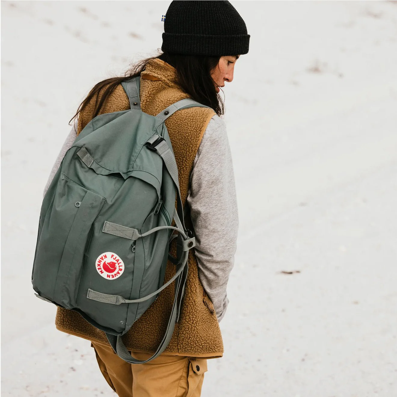 Fjallraven Kanken Weekender Bag Green - Image 6
