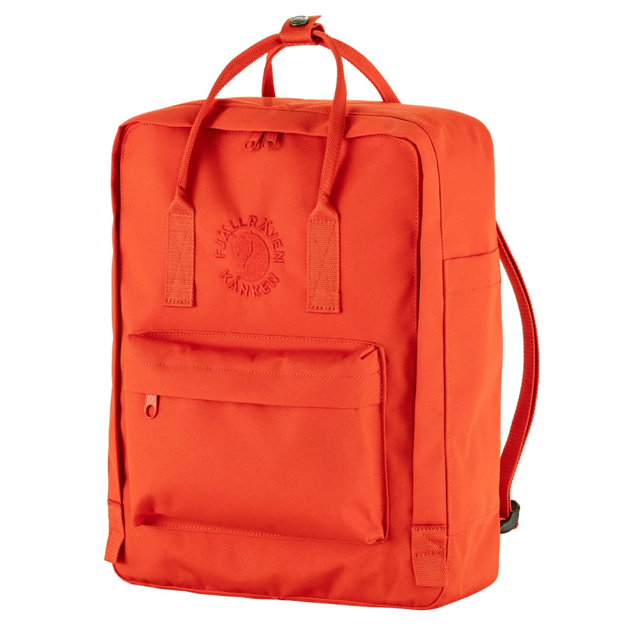 Fjallraven Re-Kanken Classic Backpack Flame Orange - Image 2