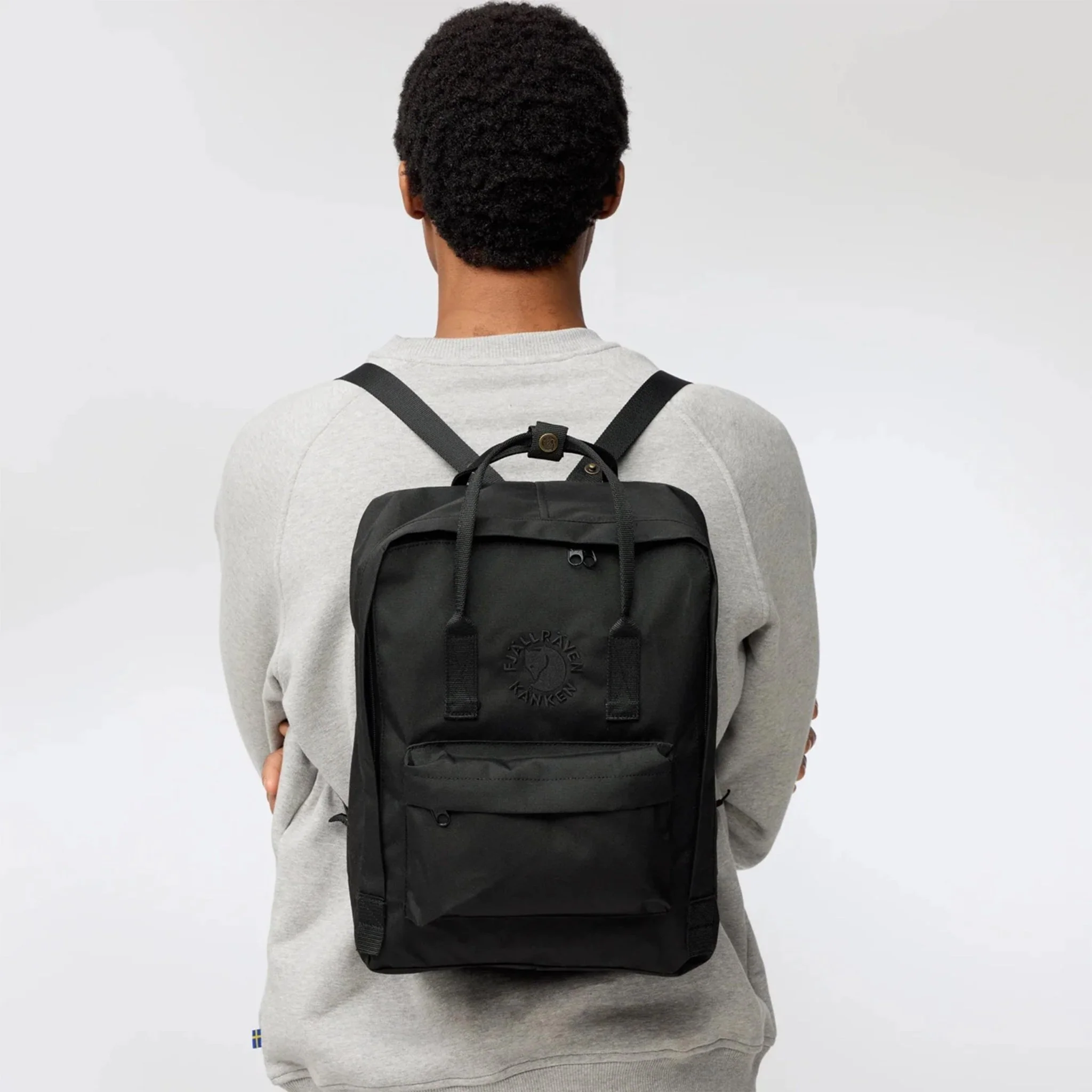 Fjallraven Re-Kanken Classic Backpack Red - Image 3