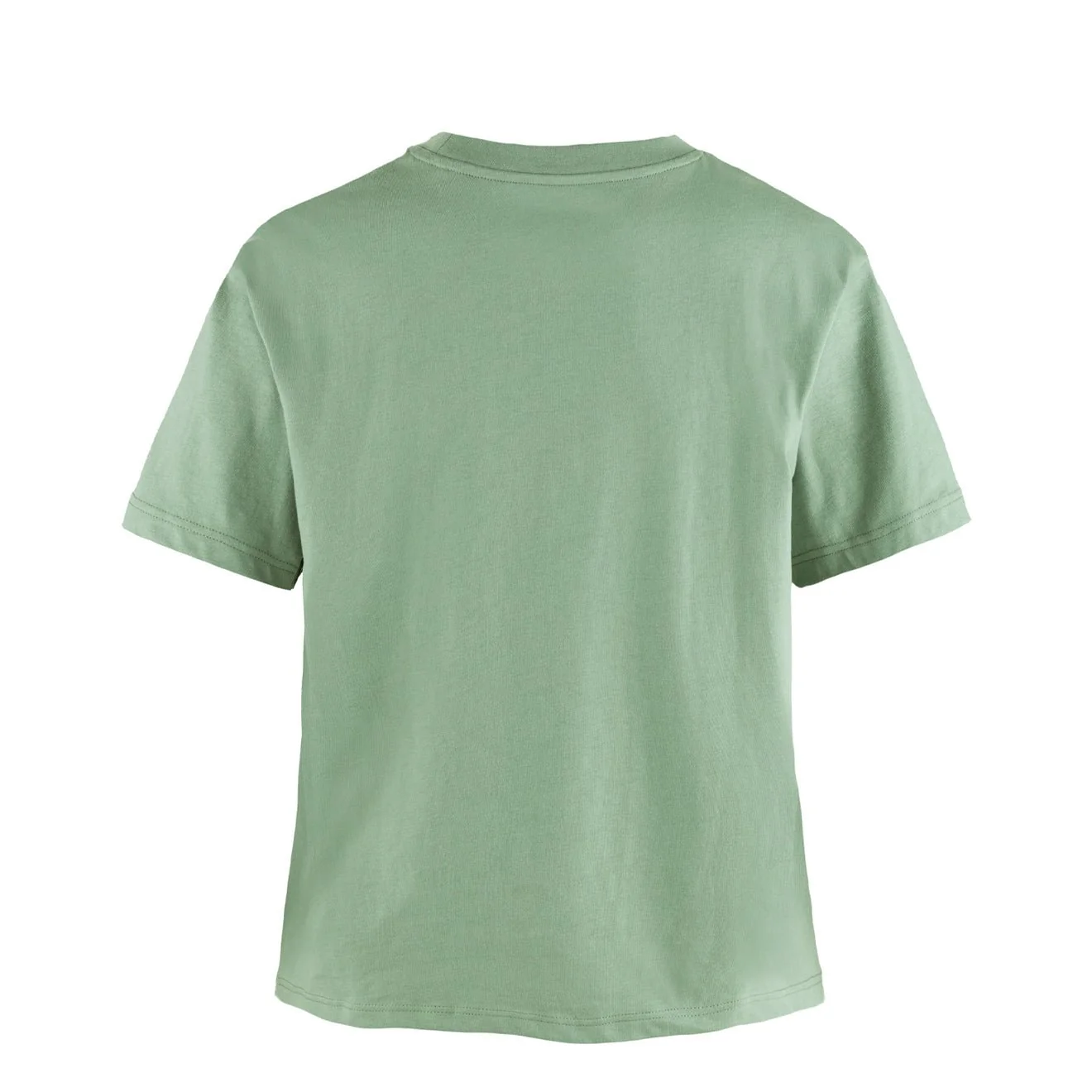 Fjallraven Womens Fjallblomster Logo T-shirt Misty Green - Image 2