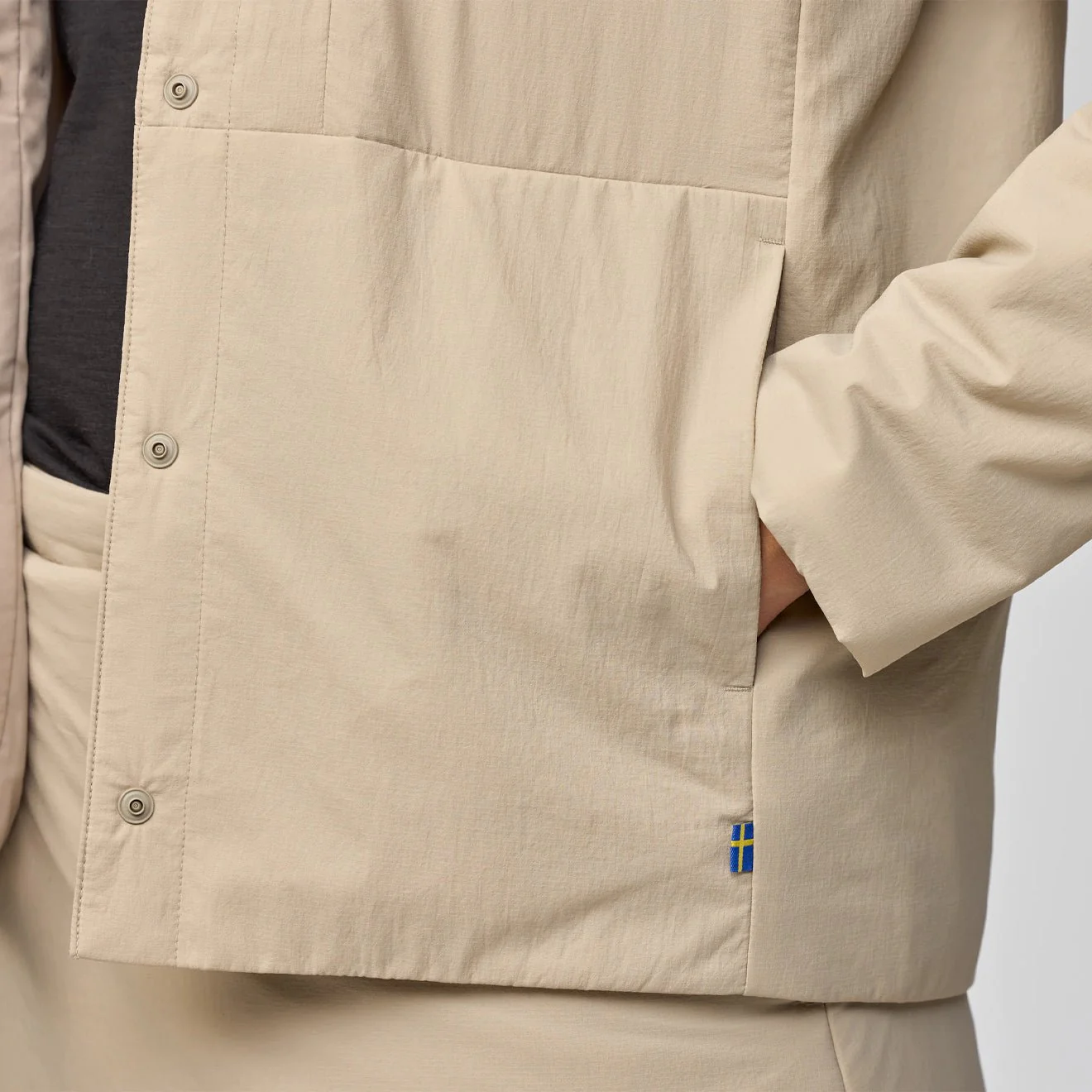 Fjallraven Womens HC Insulated Jacket Fossil - Image 5