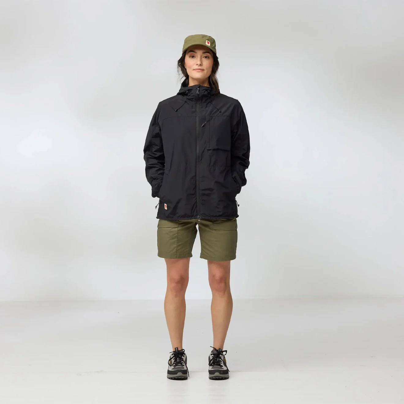 Fjallraven Womens High Coast Wind Jacket Green - Image 3