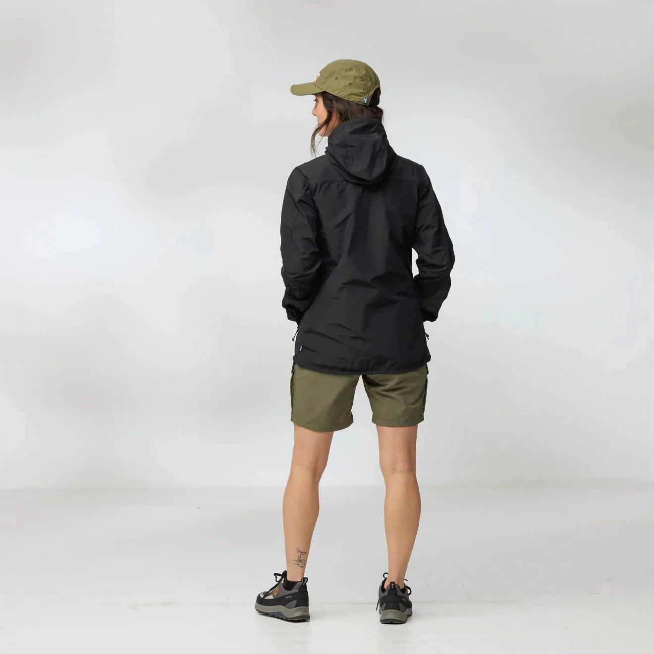 Fjallraven Womens High Coast Wind Jacket Green - Image 4