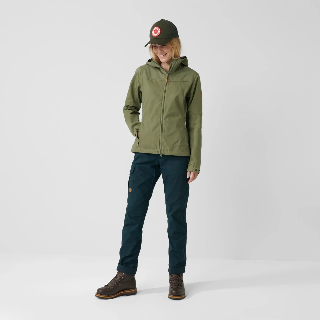 Fjallraven Womens Stina Jacket Fossil - Image 3