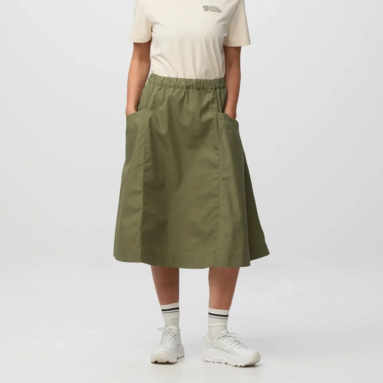Fjallraven Womens Vardag Skirt Green - Image 3
