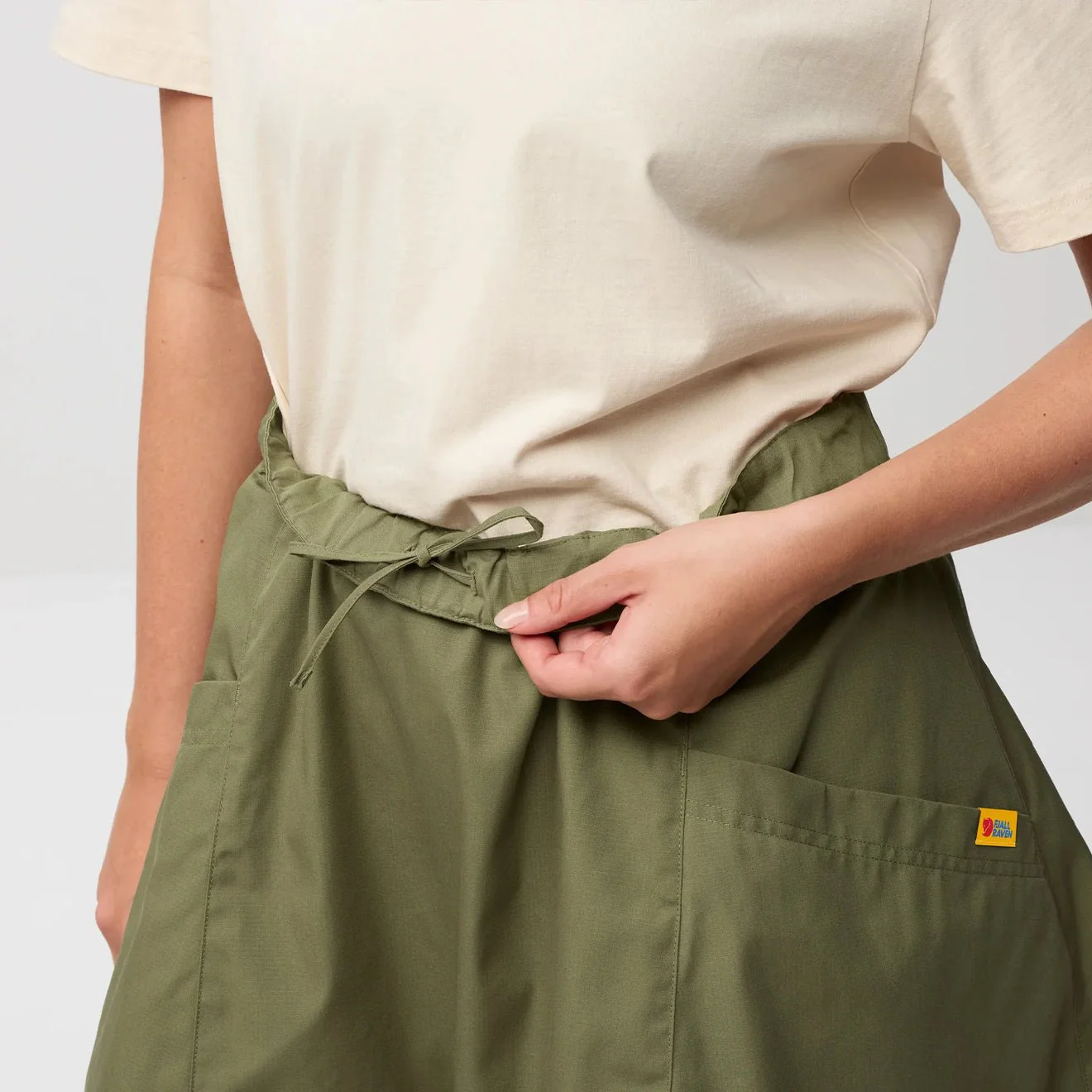 Fjallraven Womens Vardag Skirt Green - Image 5