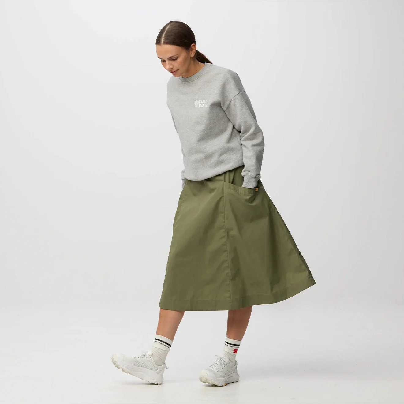 Fjallraven Womens Vardag Skirt Green - Image 8