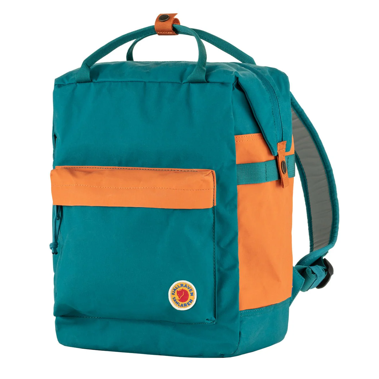 Fjallraven x Samlaren Haulpack 1B Ocean Green / Spicy Orange - Image 2