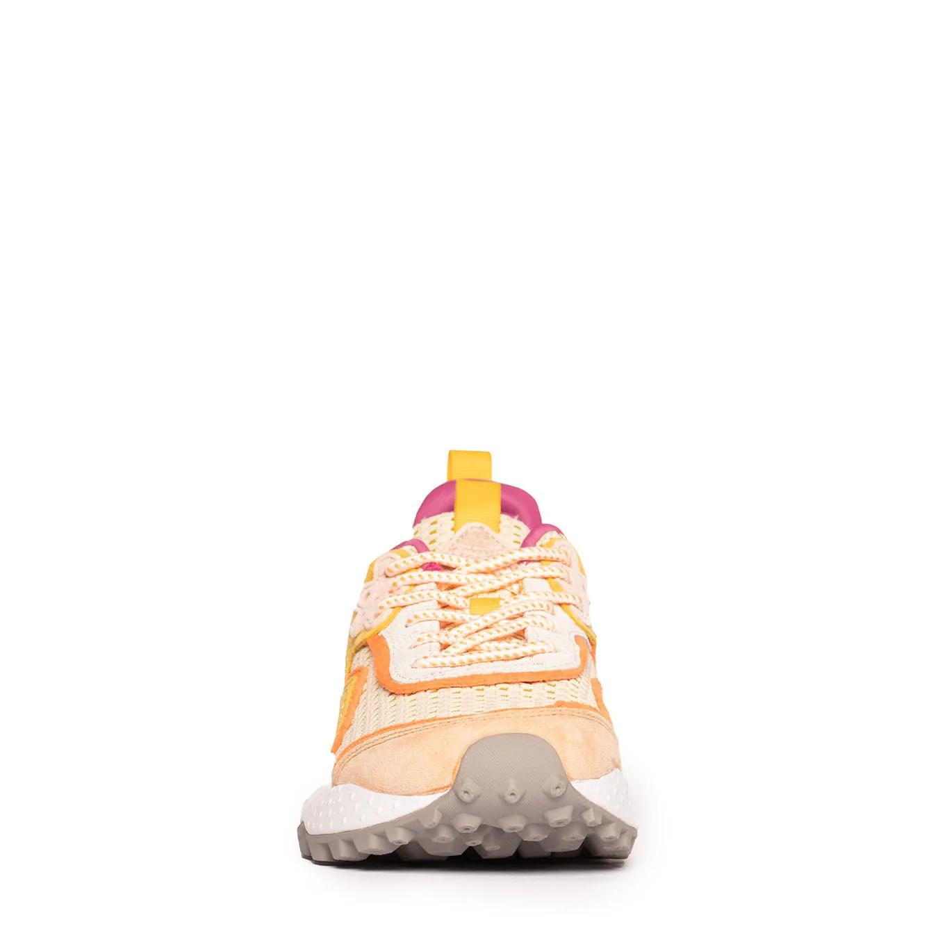 Flower Mountain Womens Koetsu Suede Checkered Beige / Ocra - Image 5