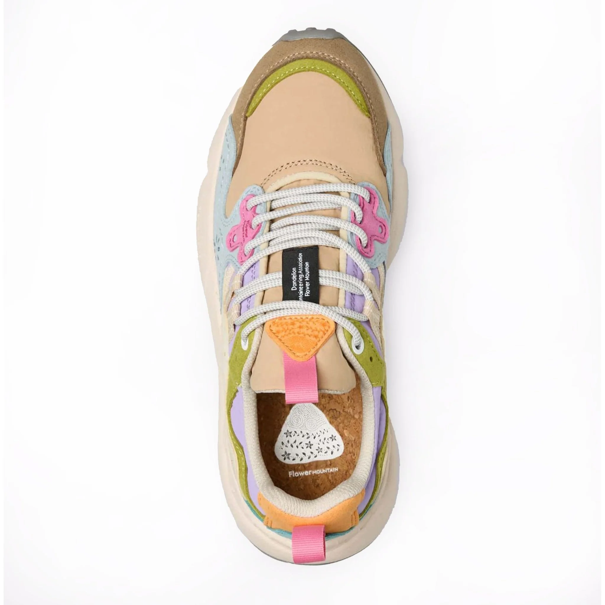 Flower Mountain Womens Yamano 3 Kaiso Trainer Sand / Celeste - Image 2