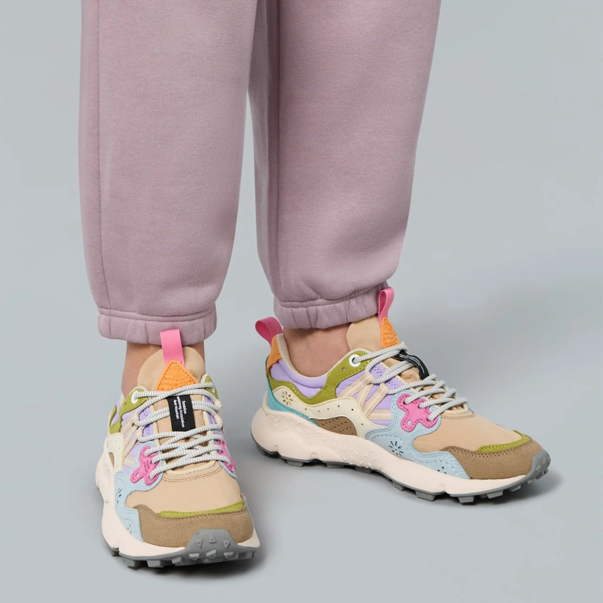 Flower Mountain Womens Yamano 3 Kaiso Trainer Sand / Celeste - Image 6