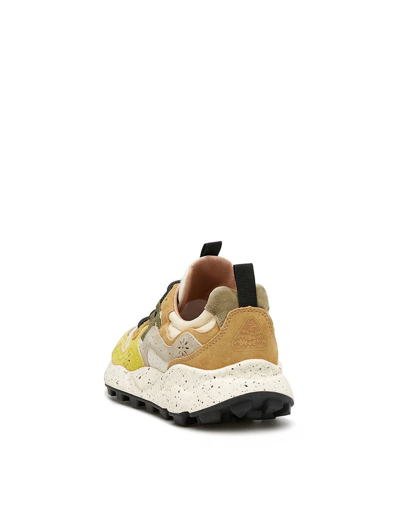 Flower Mountain Womens Yamano 3 Ochre / White / Light Blue - Image 2