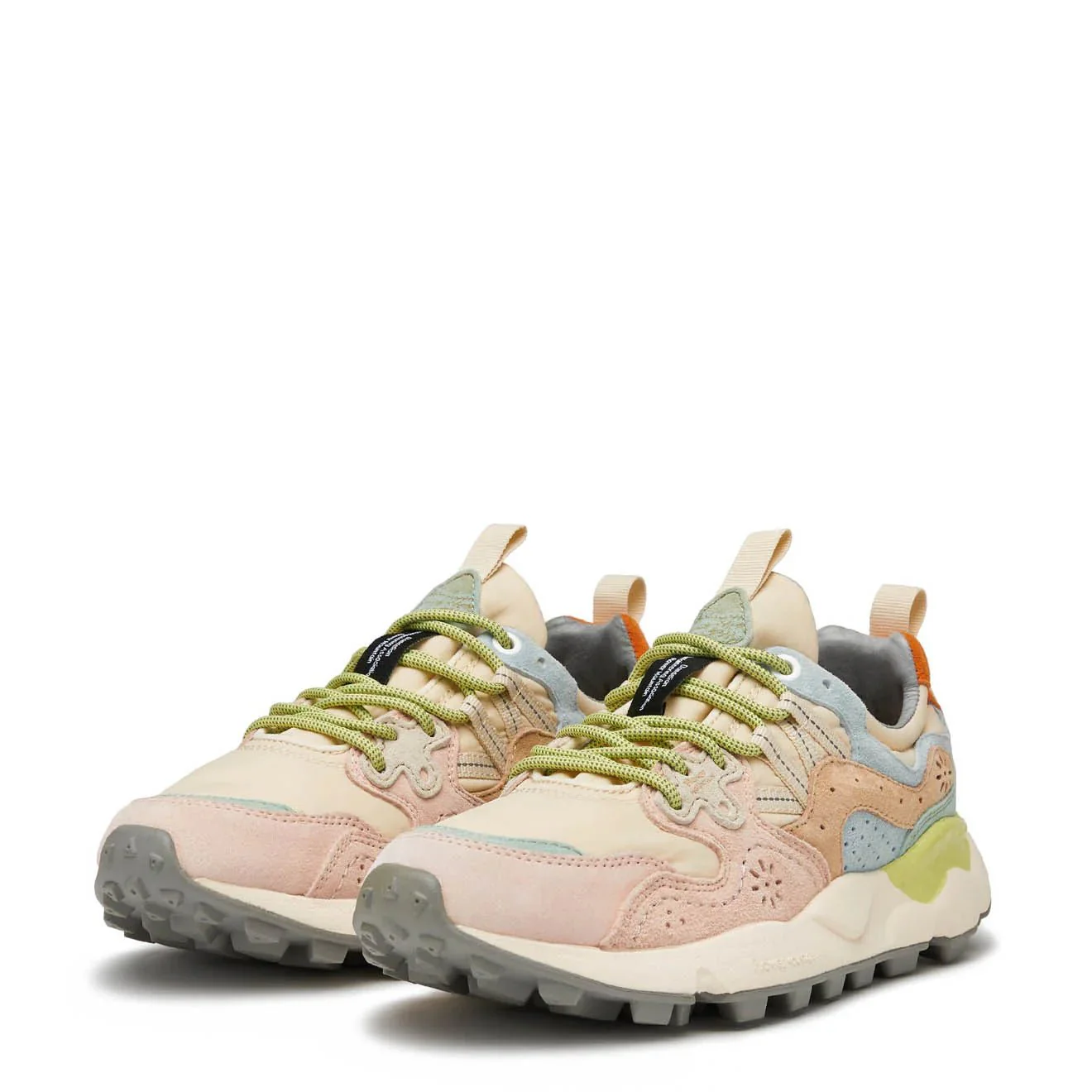 Flower Mountain Womens Yamano 3 Trainers Pink / Beige - Image 2