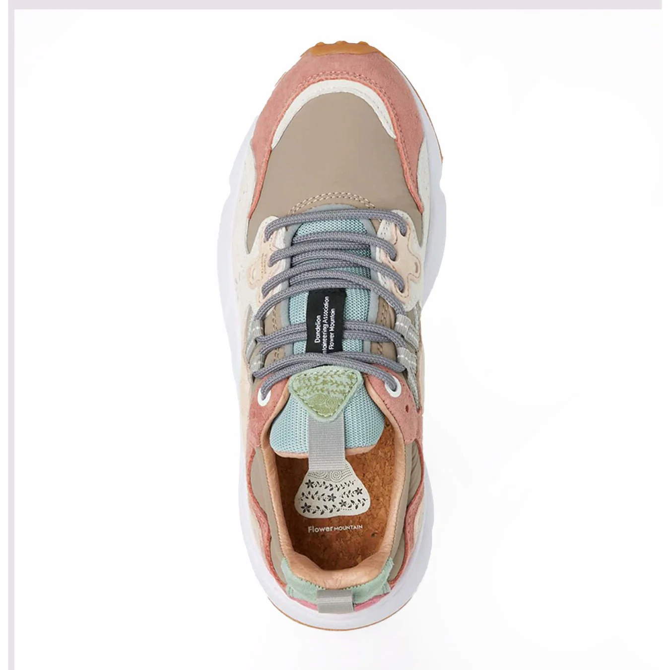 Flower Mountain Womens Yamano 3 Trainer Cipria-Multi - Image 2
