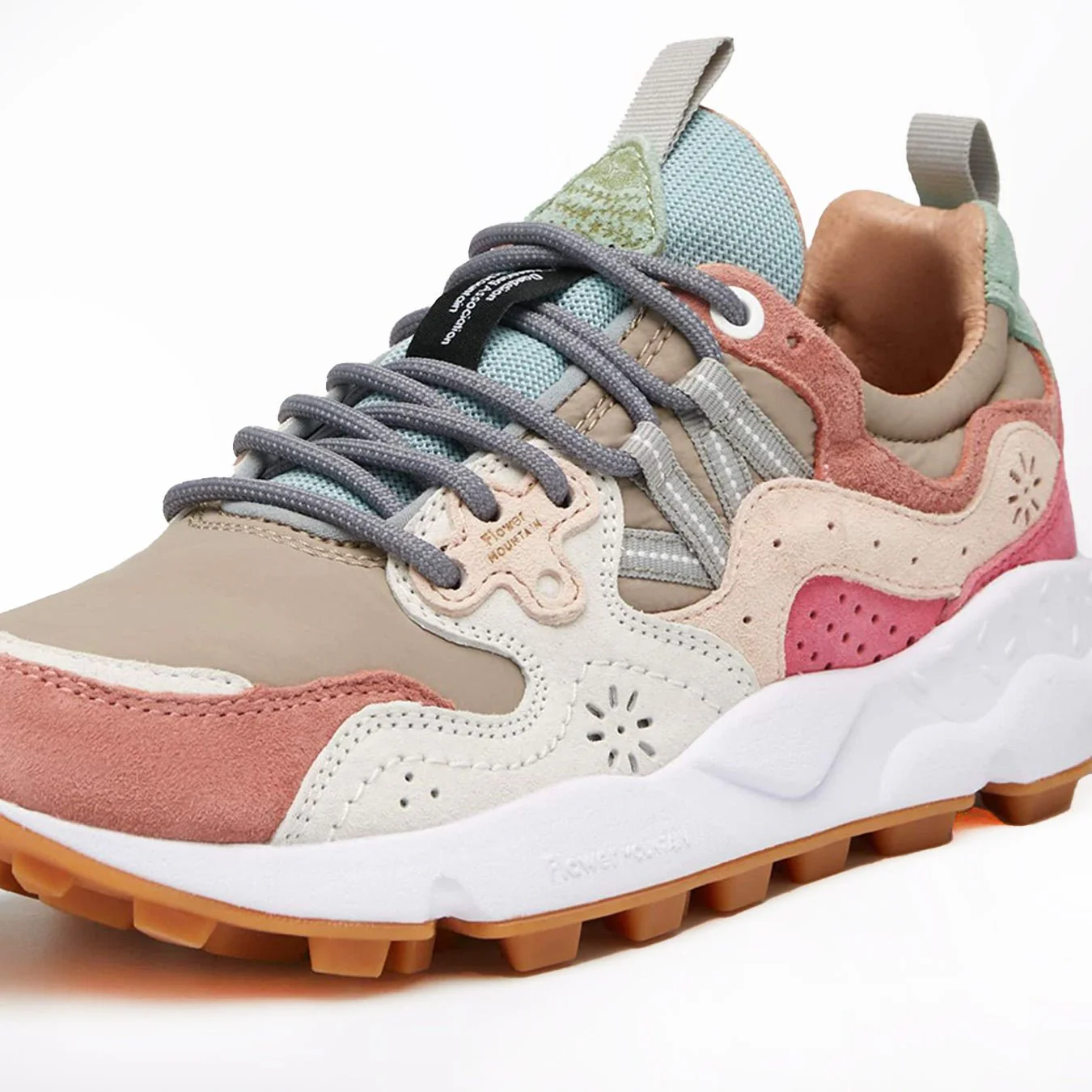 Flower Mountain Womens Yamano 3 Trainer Cipria-Multi - Image 3
