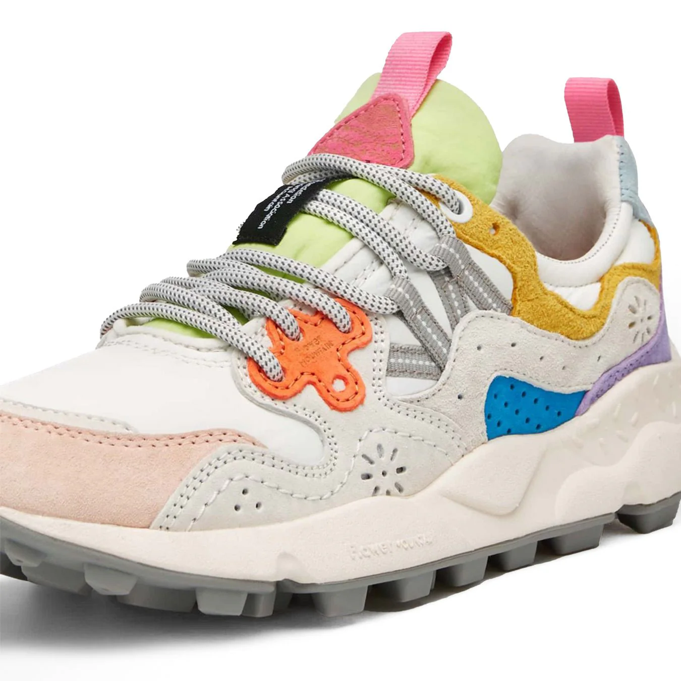Flower Mountain Womens Yamano 3 Trainer White / Pink - Image 2