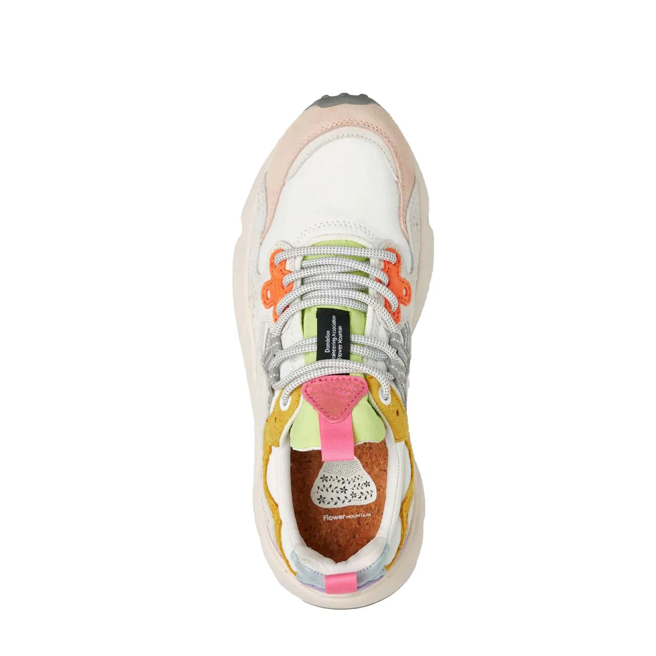 Flower Mountain Womens Yamano 3 Trainer White / Pink - Image 4