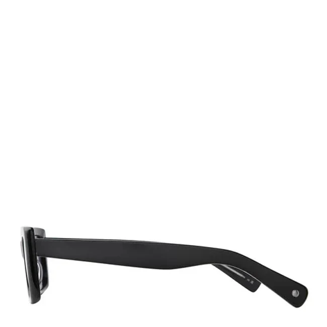 Garrett Leight GL 3030 49 Sunglasses Black/Semi-Flat Navy - Image 4