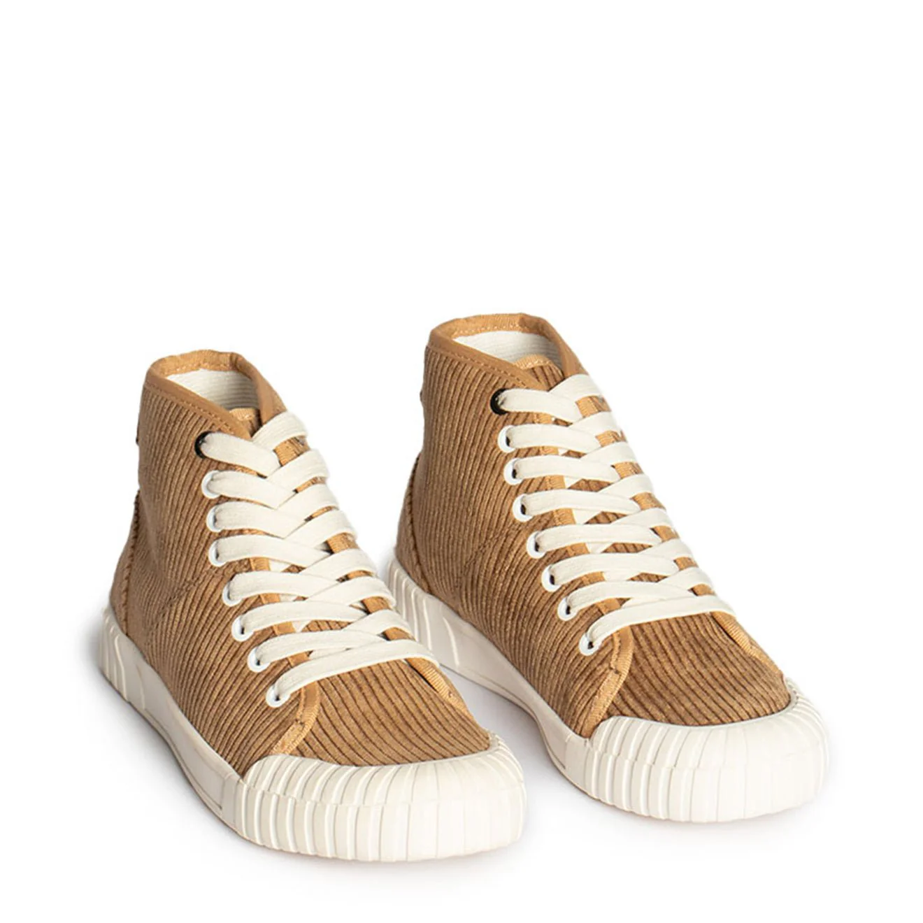Good News Womens Rhubarb Hi Trainer Tan - Image 3