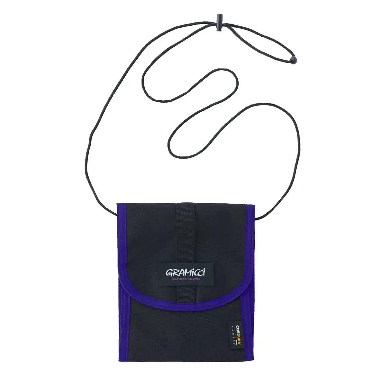 Gramicci Cordura Neck Pouch Black / Purple
