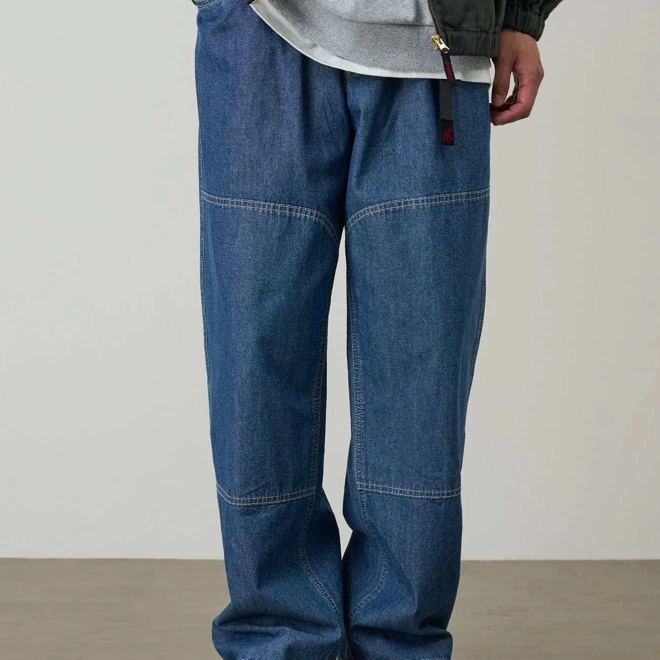Gramicci Japanese Chambray Double Knee Blue - Image 3