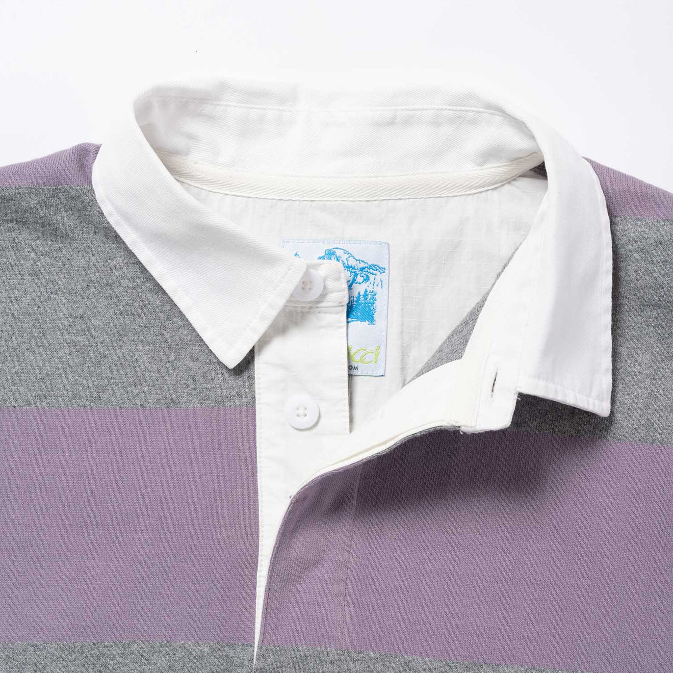 Gramicci Langdon Rugby Shirt L/S Heather / Purple - Image 3