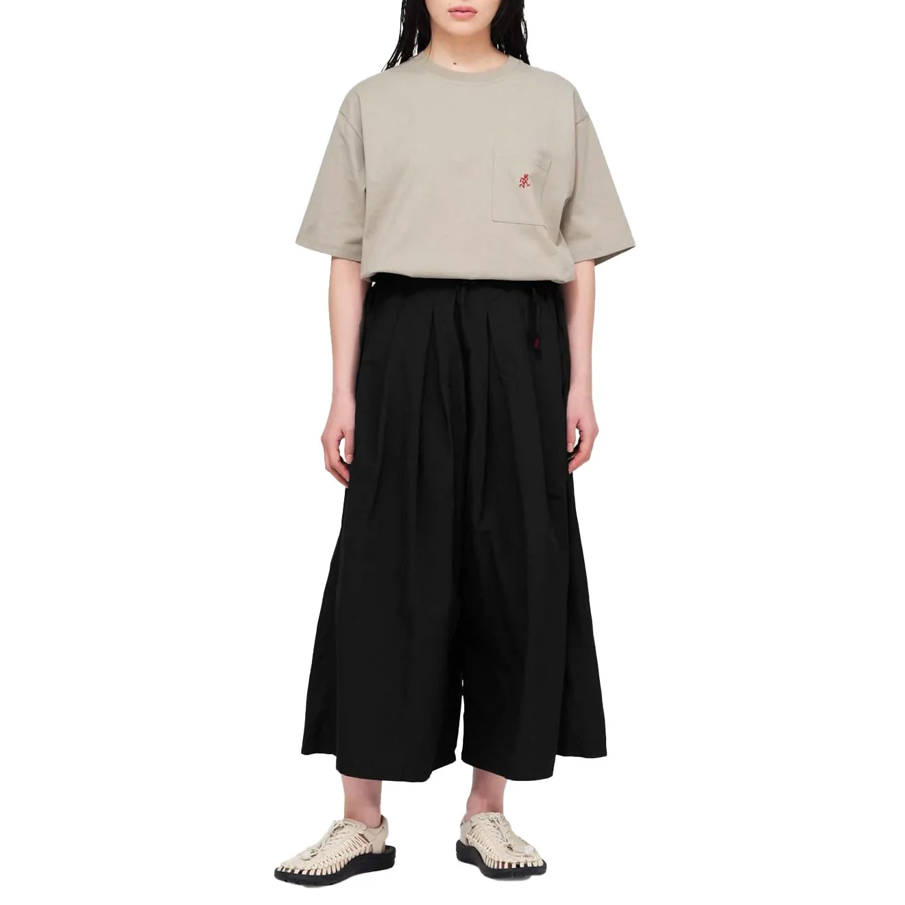 Gramicci Womens Nylon Flare Pant Black - Image 2