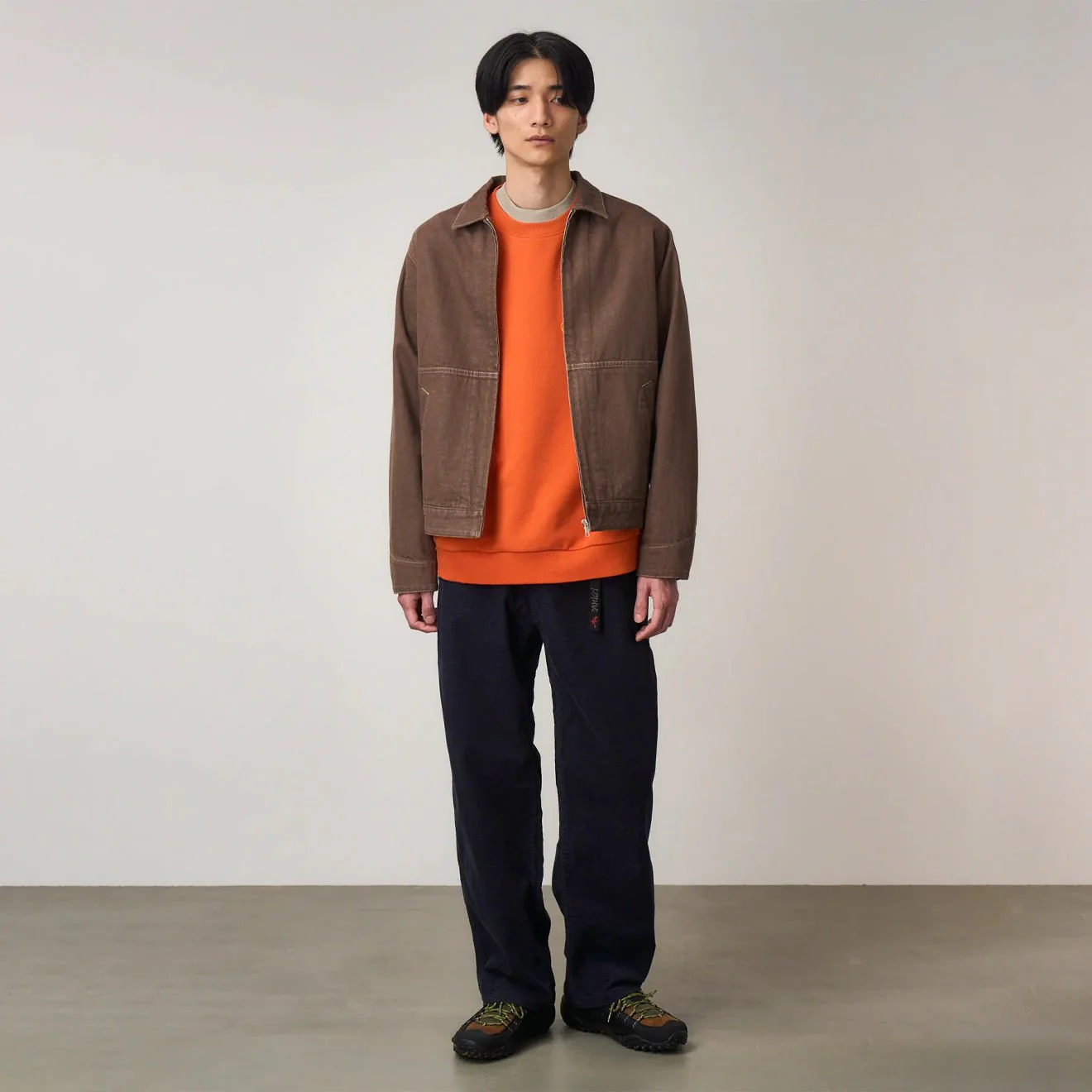 Gramicci O.G. Grid Check Jam Pant Double Navy - Image 2