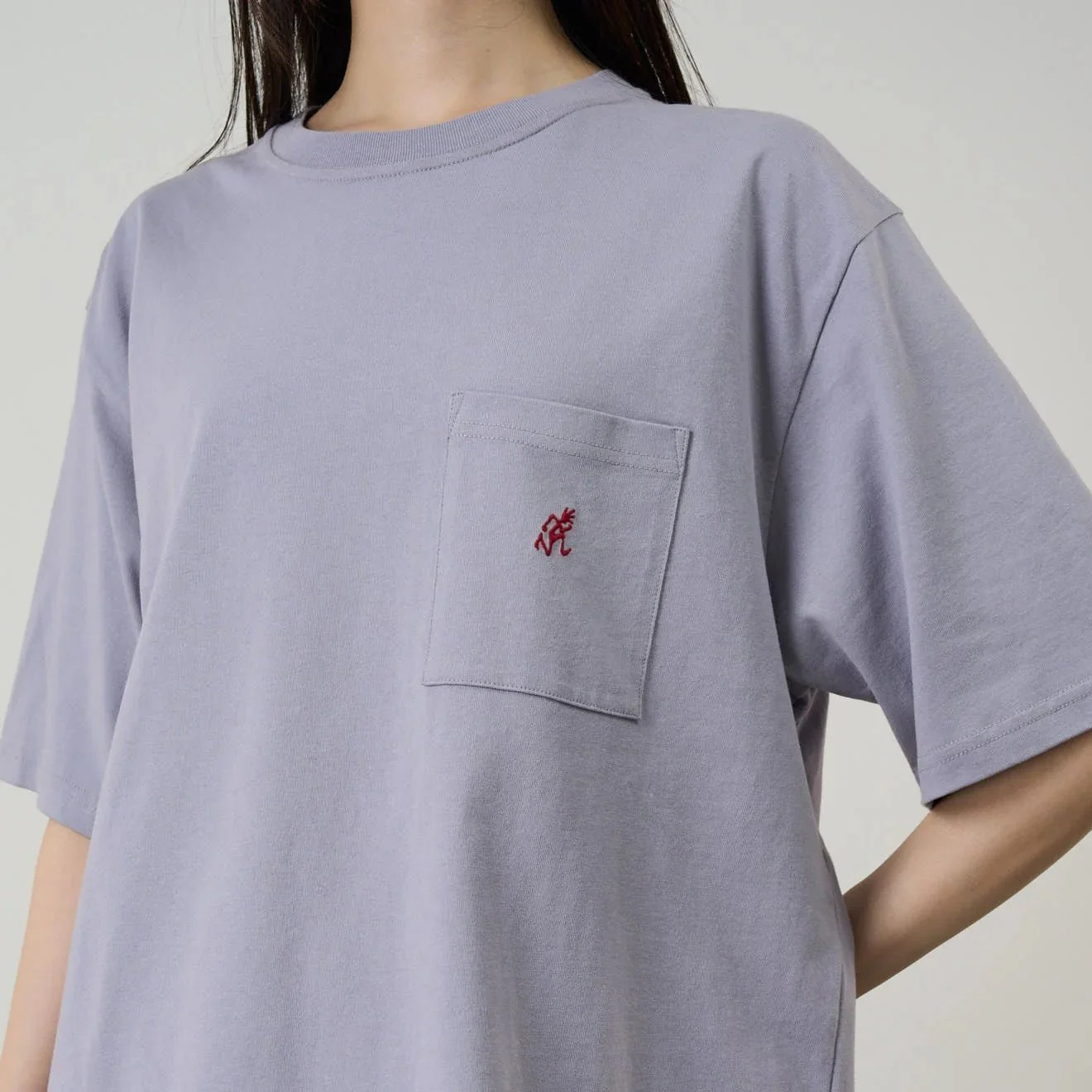 Gramicci One Point Tee Lavender - Image 3