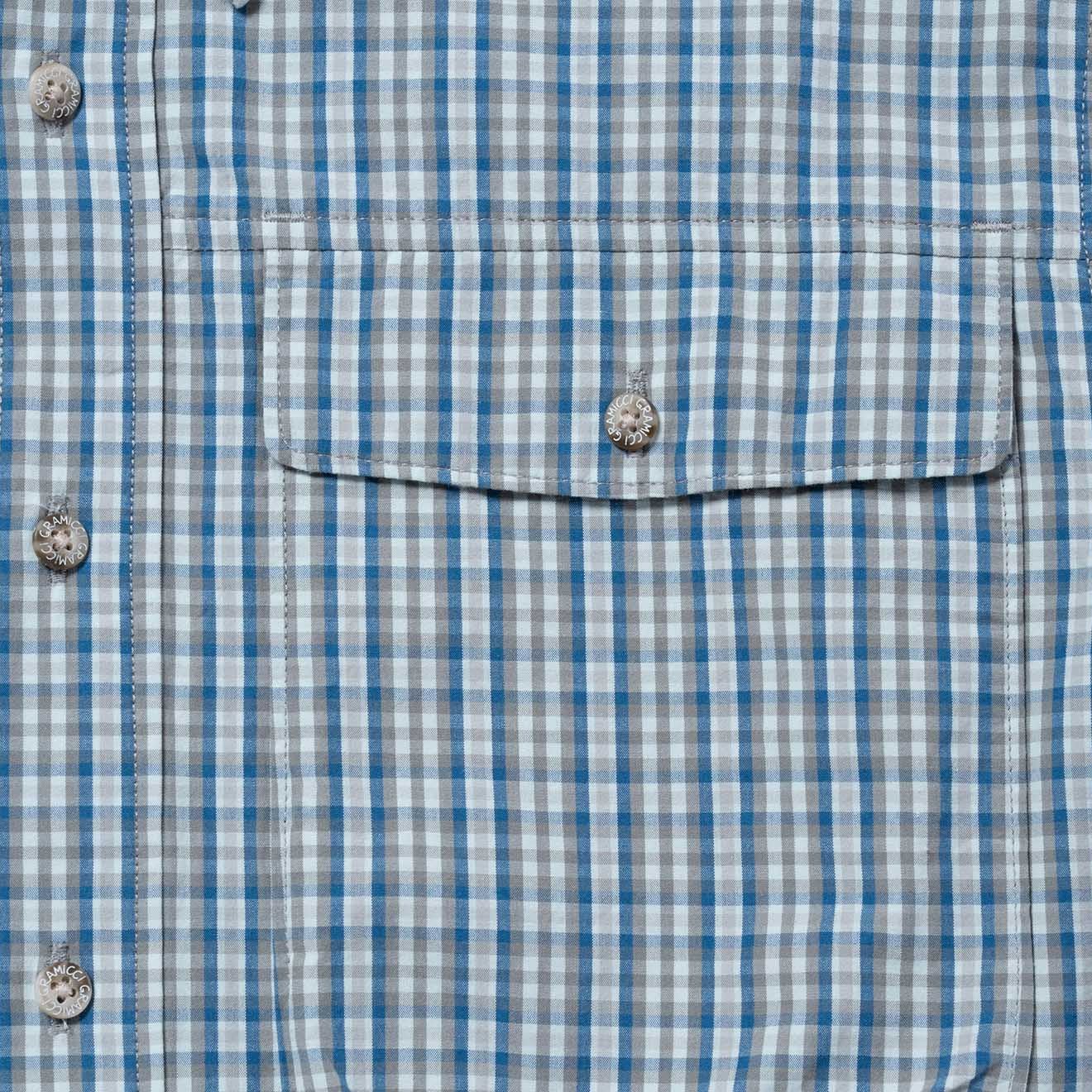 Gramicci Poplin Millwood Shirt Blue - Image 4