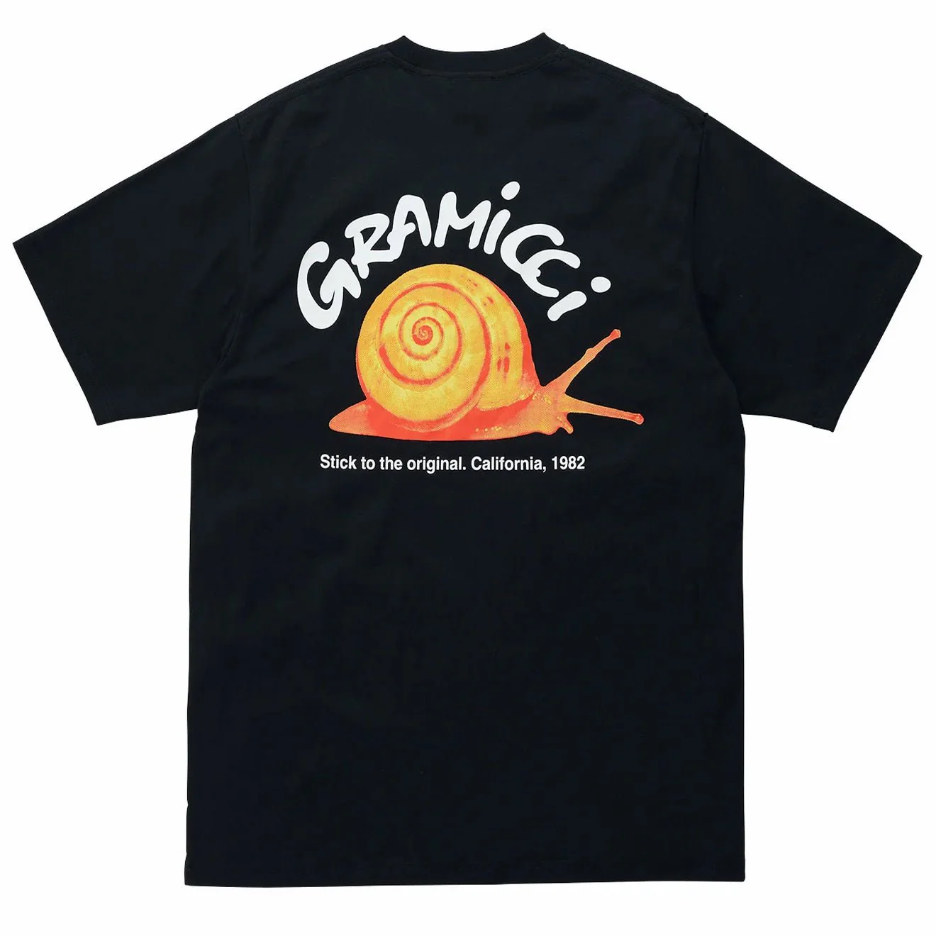 Gramicci Snail Tee Vintage Black