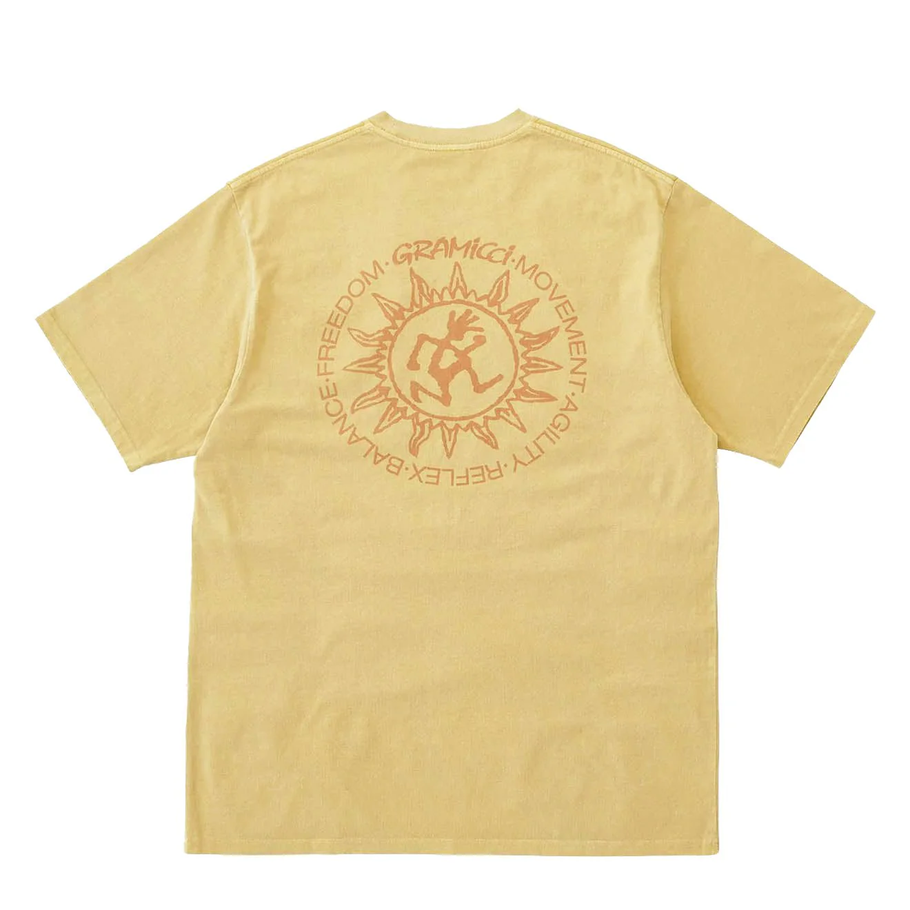 Gramicci Sun Tee Mustard Pigment - Image 2