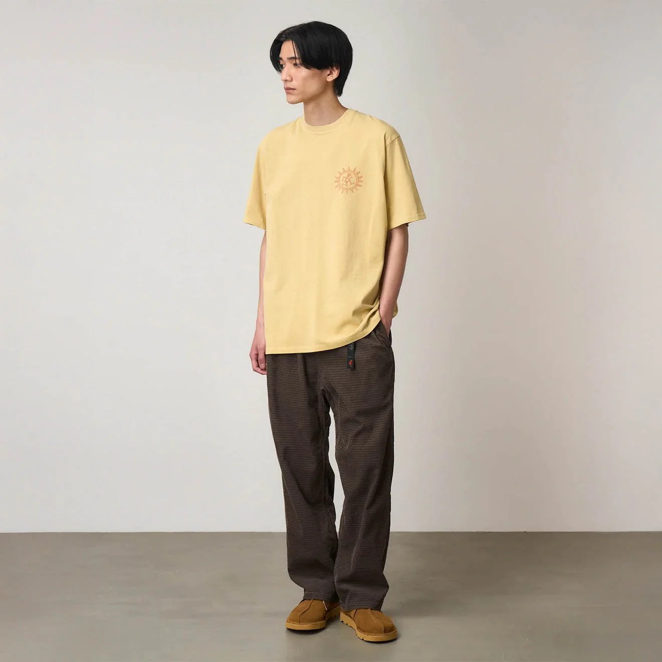 Gramicci Sun Tee Mustard Pigment - Image 3