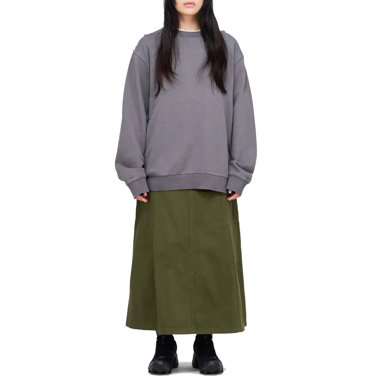 Gramicci Womens Voyager Skirt Olive - Image 2