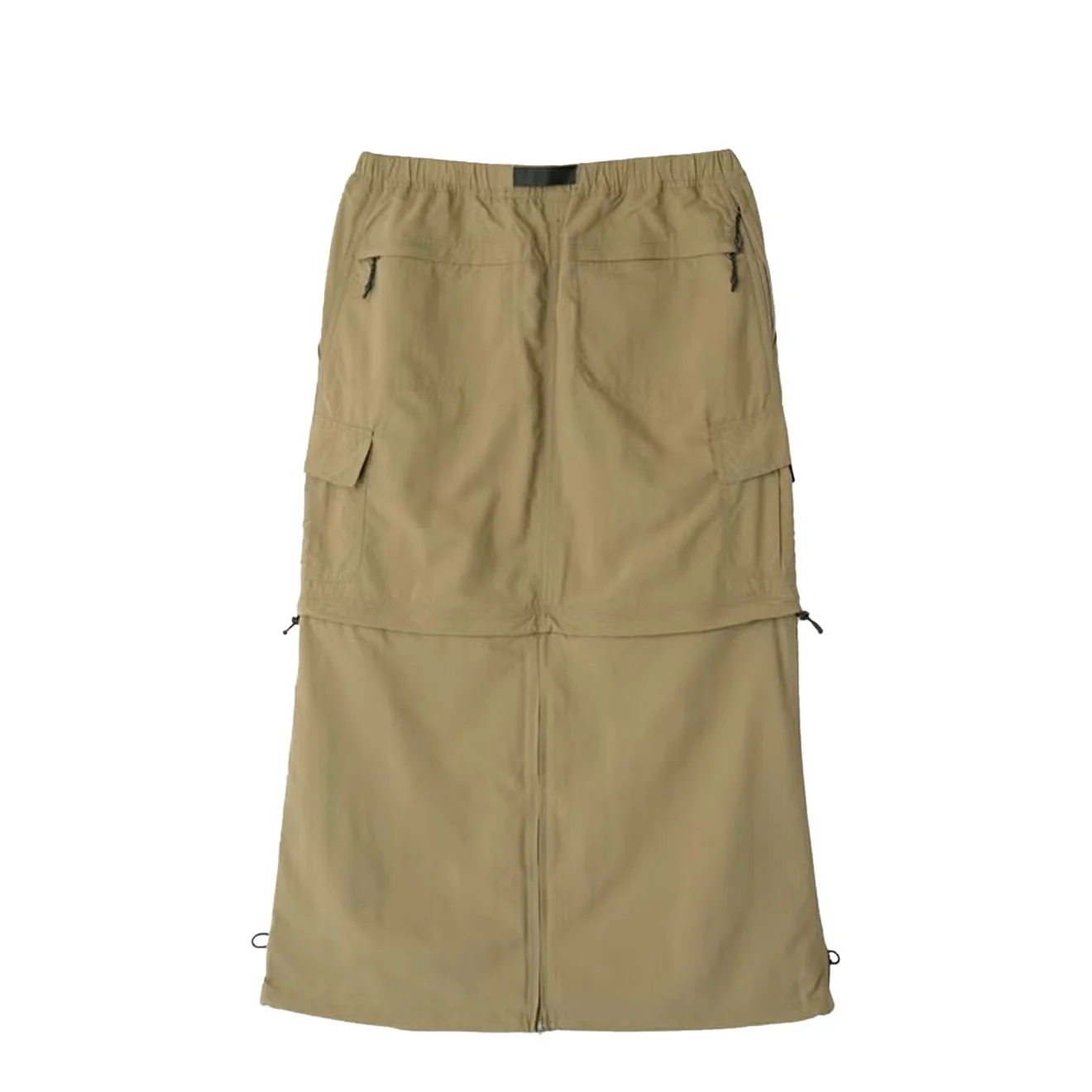 Gramicci Womens Convertible Cargo Skirt Khaki - Image 2