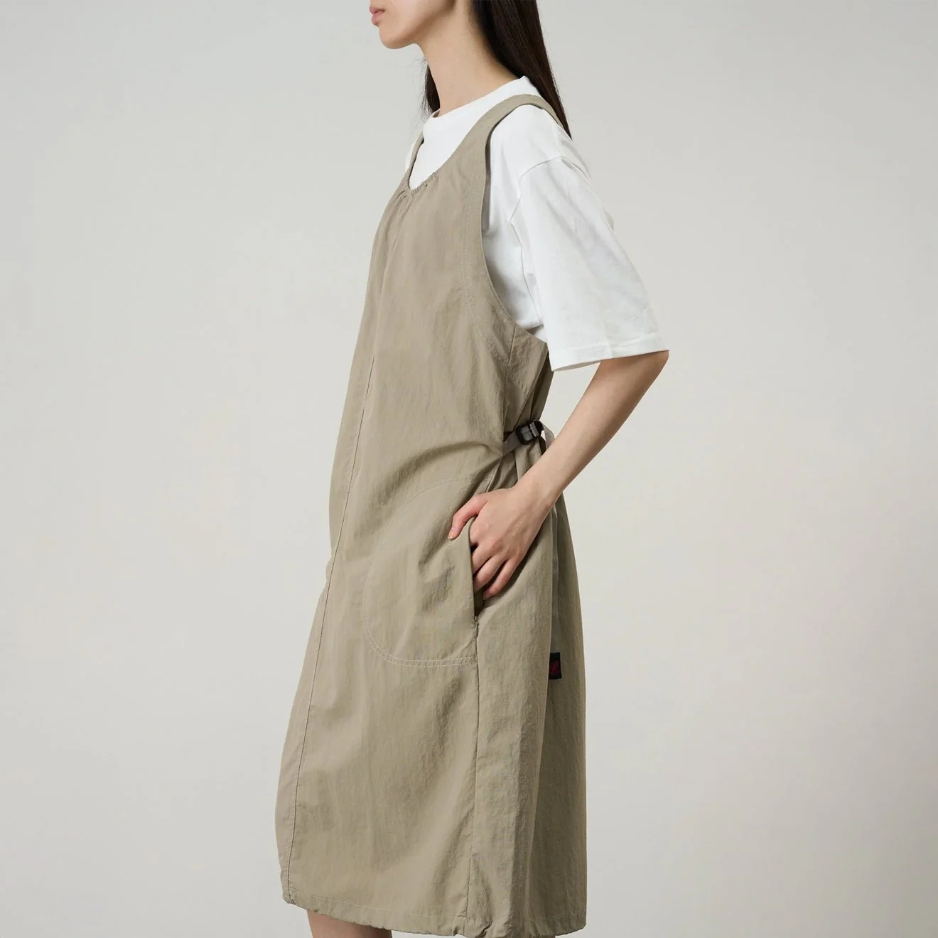 Gramicci Womens Nylon Dress Milk Tea - Image 3
