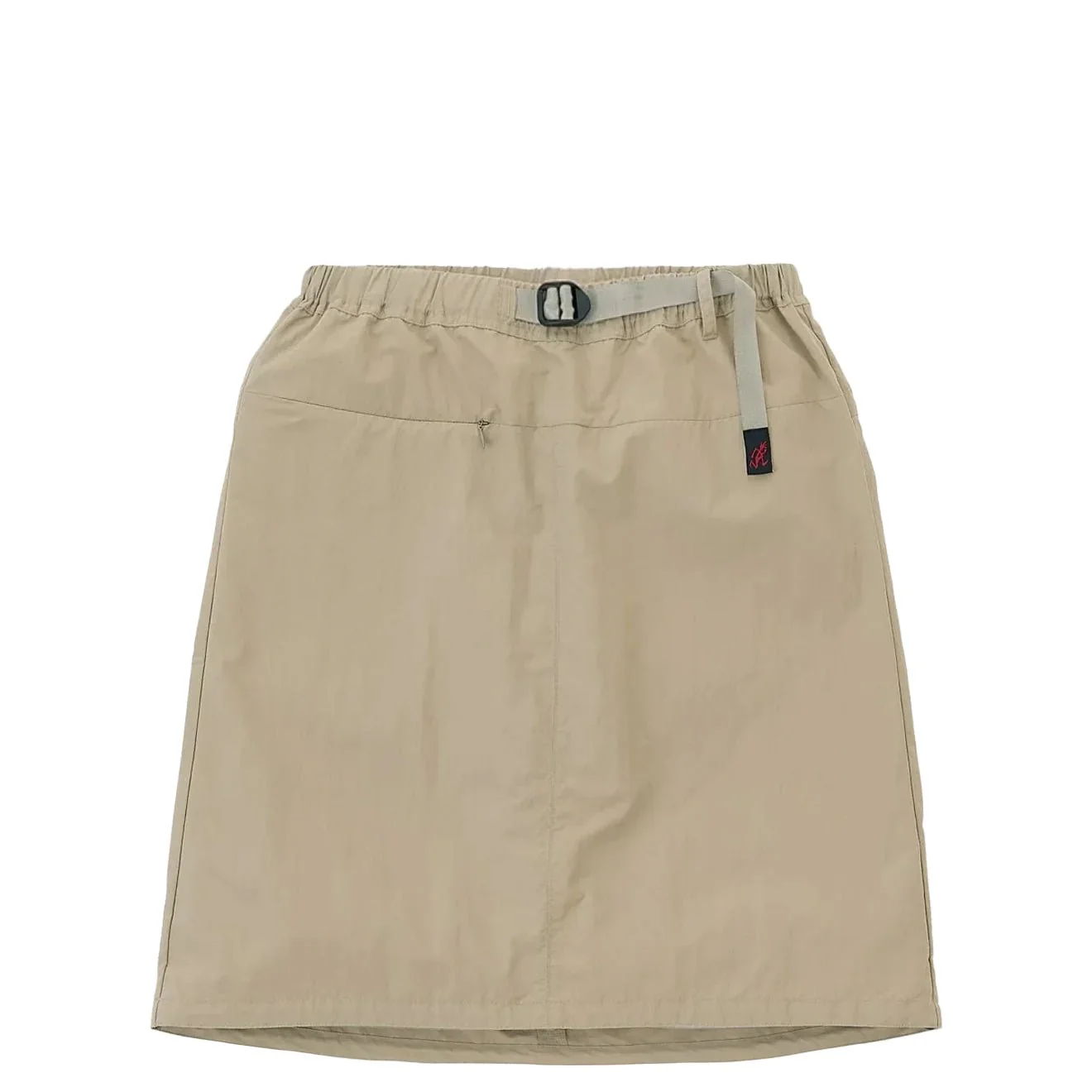 Gramicci Womens Nylon Packable Midi Skirt Milk Tea