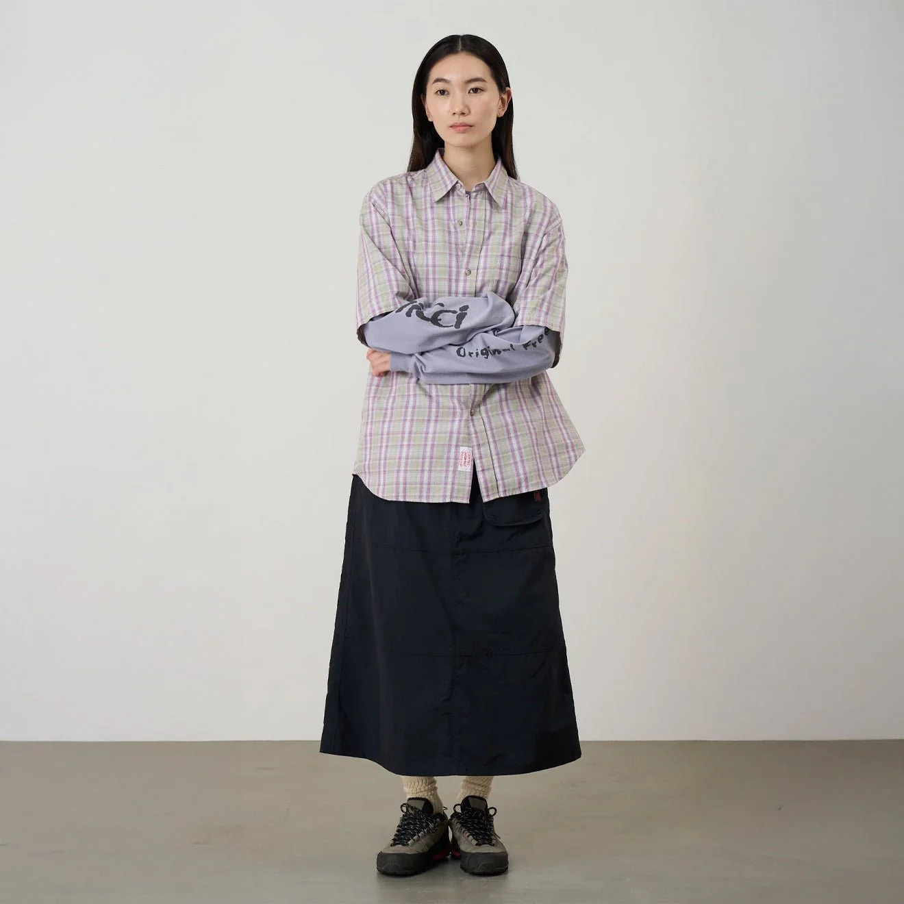 Gramicci Womens Nylon Utility Skirt Black - Image 2