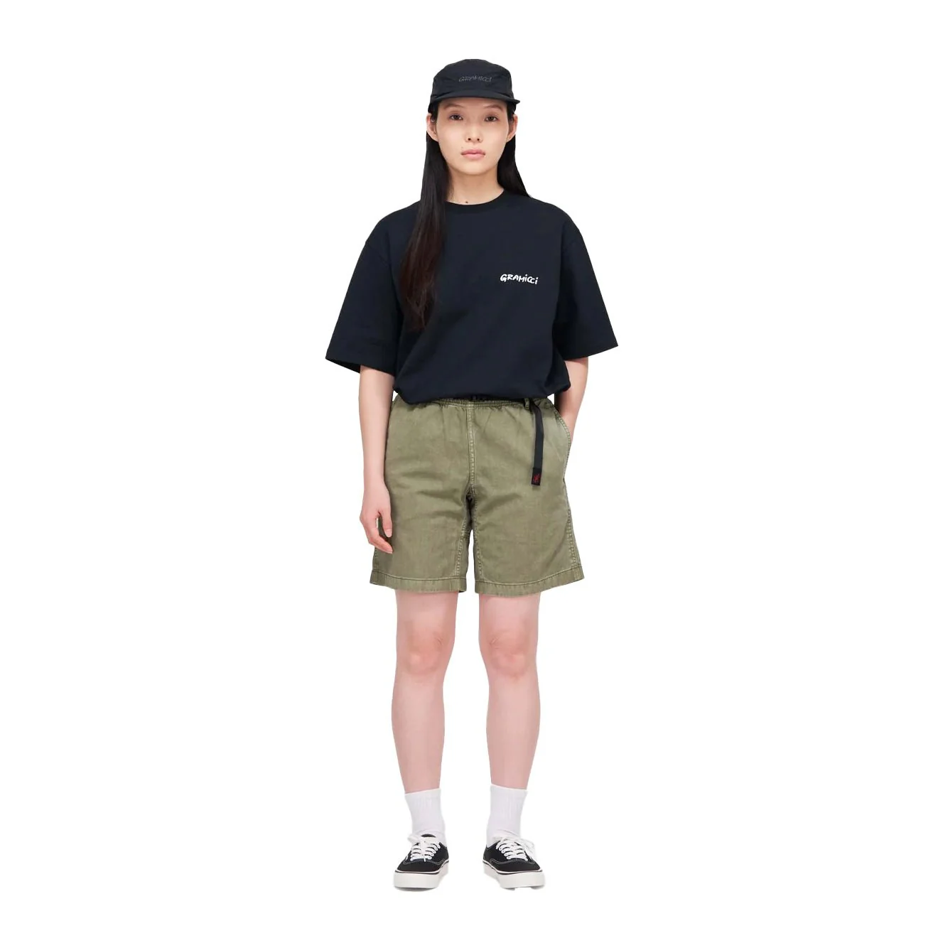 Gramicci Womens Pigment Dye G-Short Sage - Image 4
