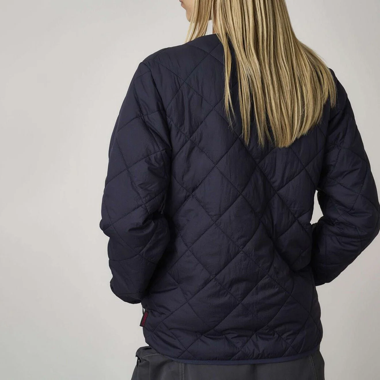 Gramicci Womens Thermal Insulation Quilted Jacket Navy - Image 3