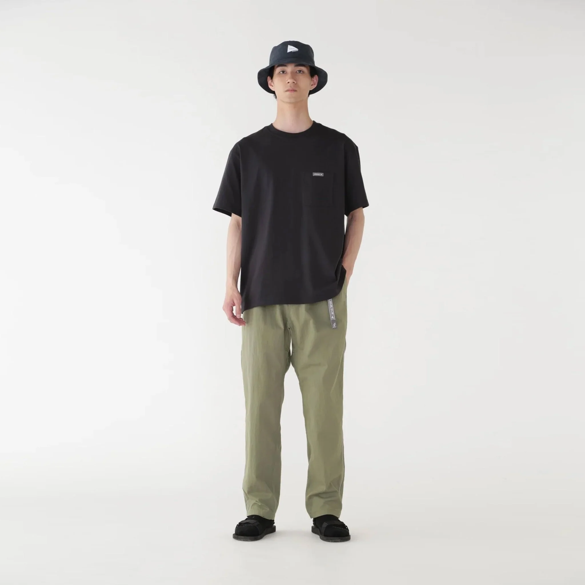 Gramicci x And Wander Backprint Tee Black - Image 4