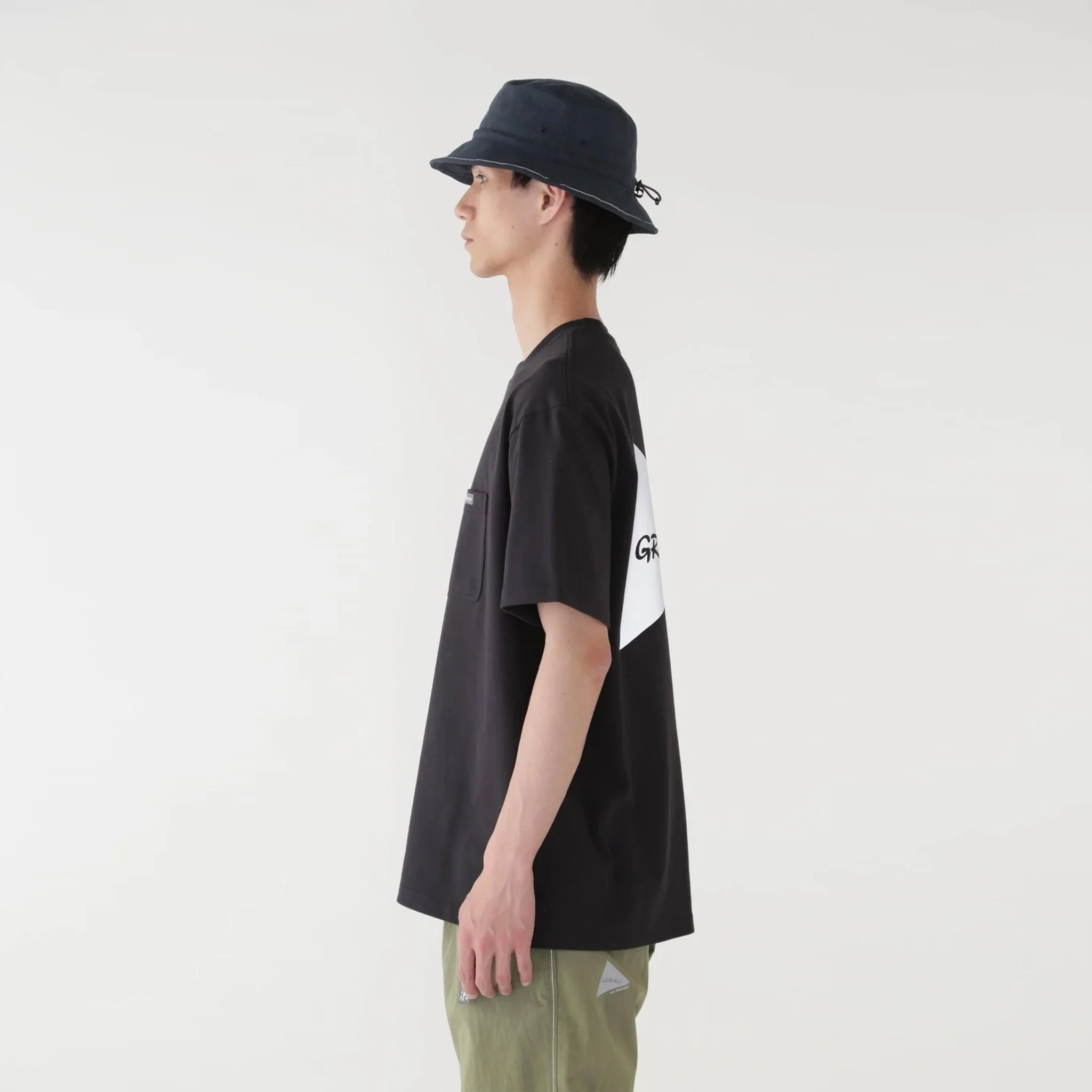 Gramicci x And Wander Backprint Tee Black - Image 6