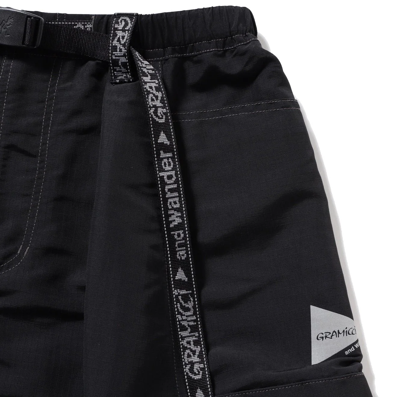 Gramicci x And Wander Womens Ripstop Voyager Skirt Black - Image 5