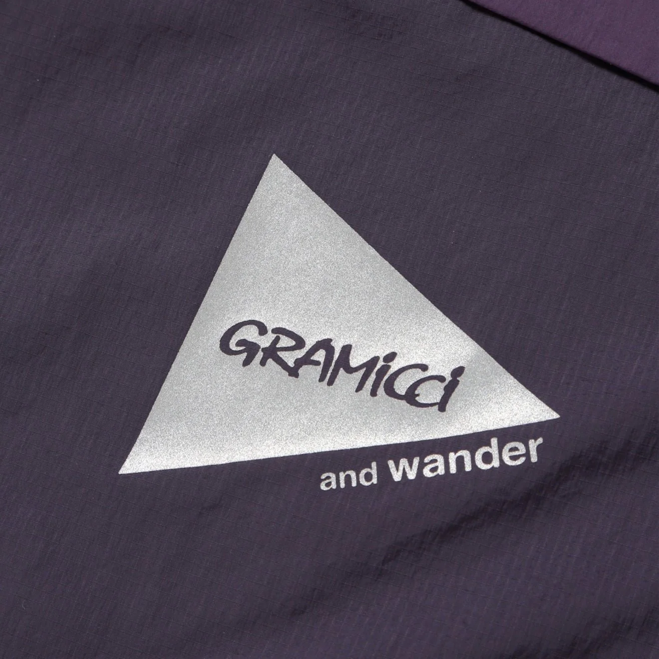 Gramicci x And Wander Women's Patchwork Wind Hoodie Multi Purple - Image 10