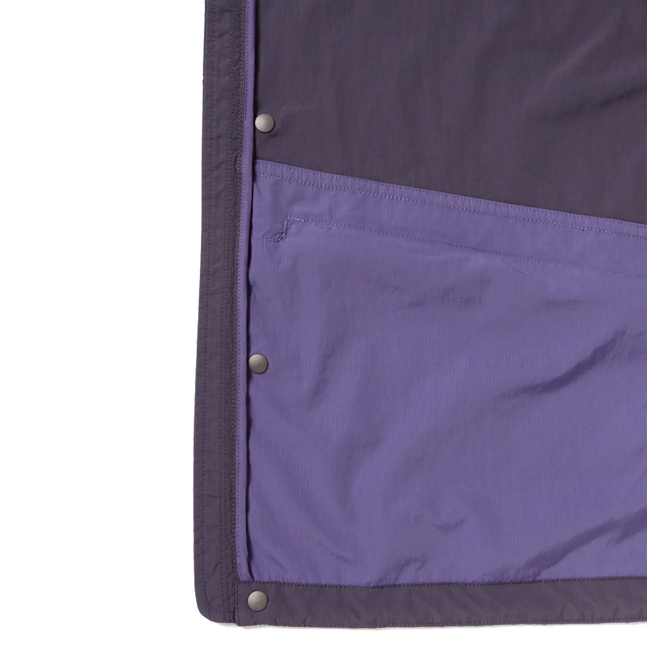 Gramicci x And Wander Women's Patchwork Wind Hoodie Multi Purple - Image 4