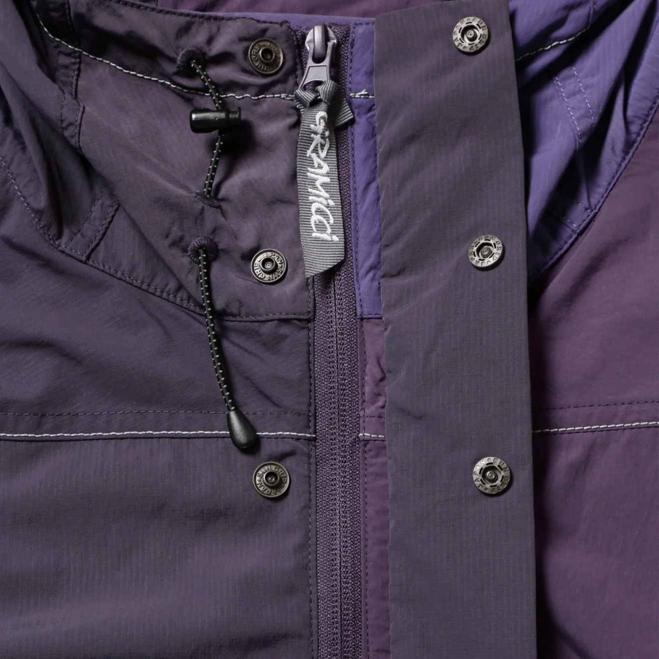 Gramicci x And Wander Women's Patchwork Wind Hoodie Multi Purple - Image 5