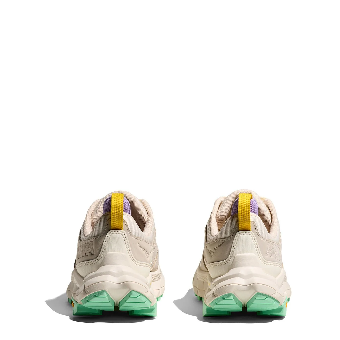 Hoka Womens Anacapa Breeze Low Trainer Alabaster / Mint Fluorite - Image 2